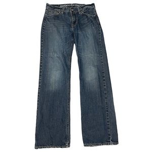 AE American Eagle Men’s Relaxed Straight Leg Blue Jeans Sz 30
